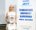 Doktorandka Farmaceutickej fakulty Univerzity Komenského získala ocenenie Študentská osobnosť Slovenska 2023/2024