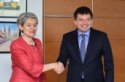 Minister Peter Plavčan prijal generálnu riaditeľku UNESCO Irinu Bokovovú
