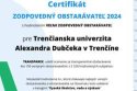 Trenčianska univerzita A.D. v Trenčíne získala ocenenie Zodpovedný obstarávateľ
