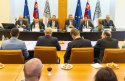 Návšteva delegácie ministerstva vnútra SR Matúša Šutaja Eštoka spolu so zástupcami rezortu školstva na TUKE.